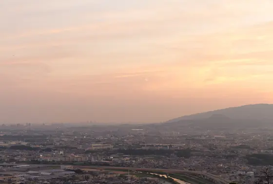 夕日