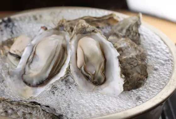 牡蠣のガンガン焼き