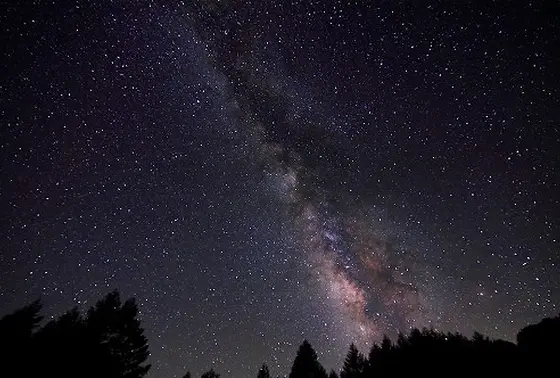 満点の星空