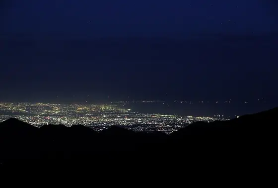ホテルからの夜景