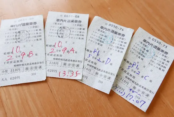 行き帰りのきっぷ