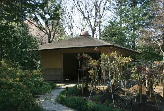再現された昔の建物