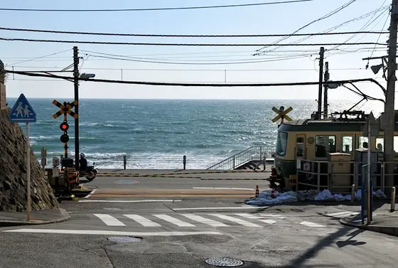 あの国民的漫画で有名な踏切