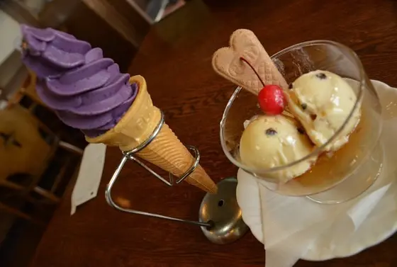 風呂上りはアイスで！