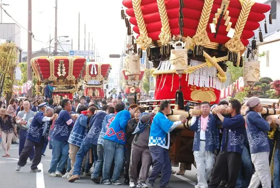 地元のだんじり祭りも！