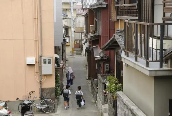 懐かしい雰囲気の路地
