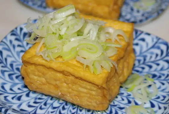 絹ごしの厚揚げ