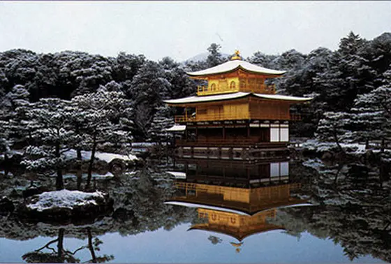 冬の金閣寺