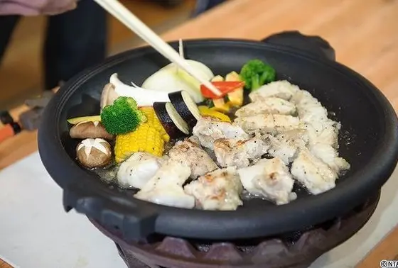 クエのガーリック焼き