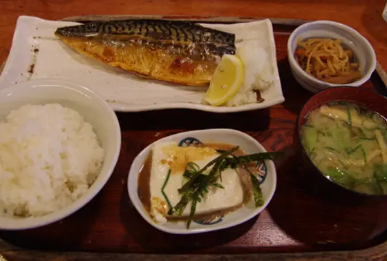 癒される定食。