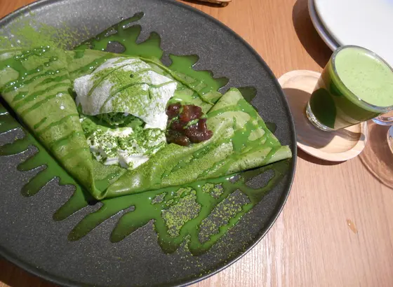抹茶クレープ＆抹茶エスプレッソ