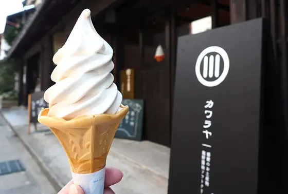 醤油ソフトクリーム✨