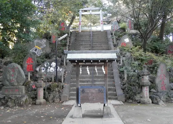 正面参道の石段