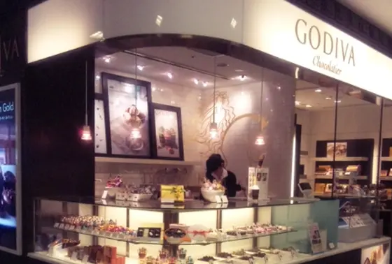 GODIVAで一休み。