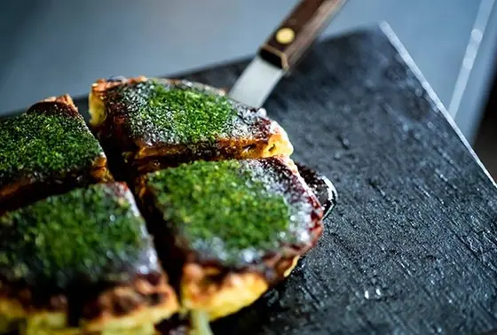お好み焼きが美味しい。