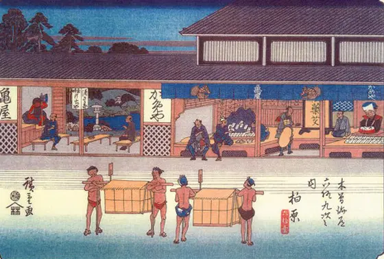 ＜柏原宿＞