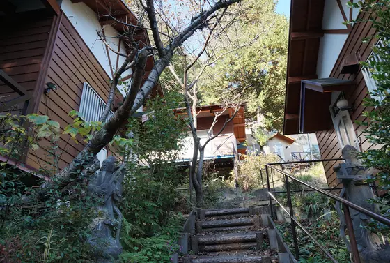 温泉風呂付き貸し山荘