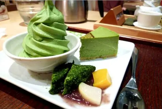 抹茶がたくさん