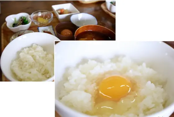 卵かけご飯セット　650円