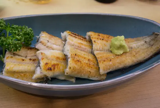 うなぎの白焼き