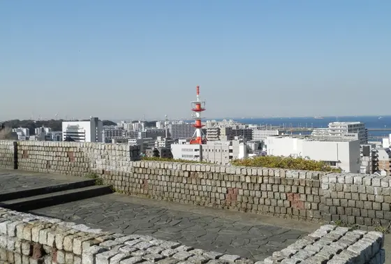 砲台跡が今は展望台に