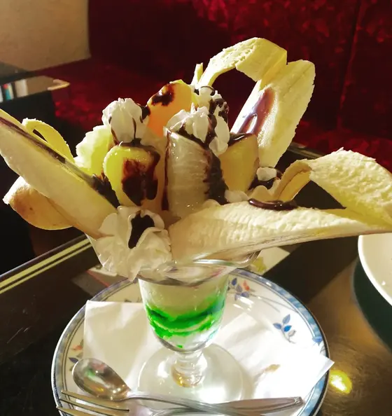 バナナパフェ