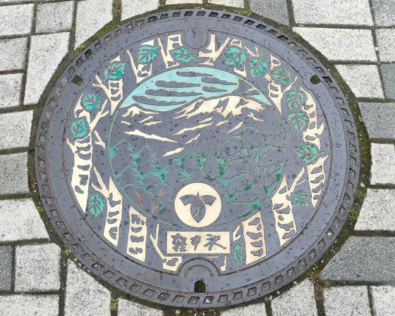 軽井沢のマンホール