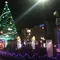 小さな街の駅前イルミネーション