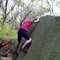 六甲山でロッククライミング！