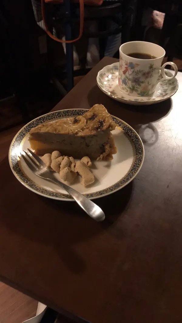 バナナとナッツのケーキ