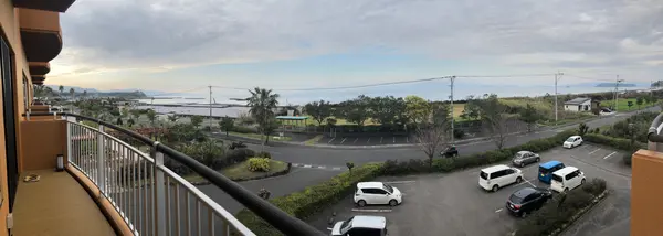 ベランダから景色