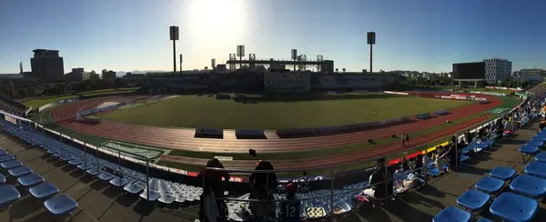 メインスタンド側は改修中