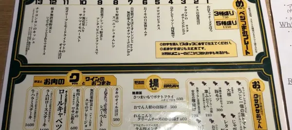 食事メニュー