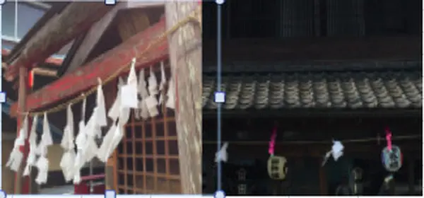白い紙の飾り