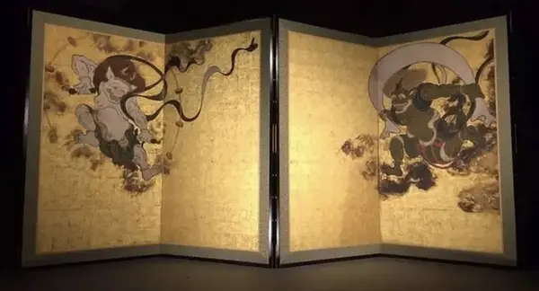 風雲雷神図屏風(国宝)