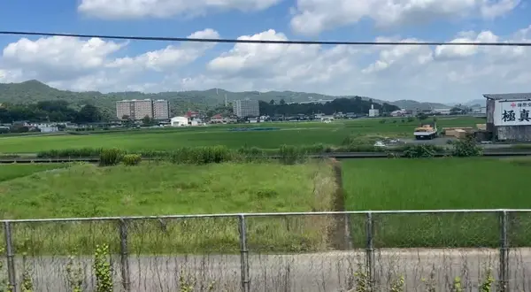 車窓からの眺め