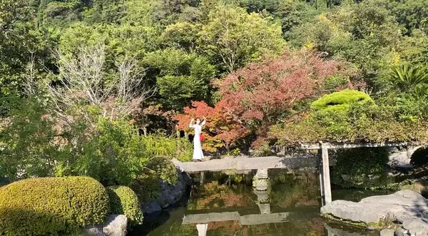 紅葉が残っていていい雰囲気〜☺️