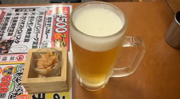 まずはやっぱり🍺