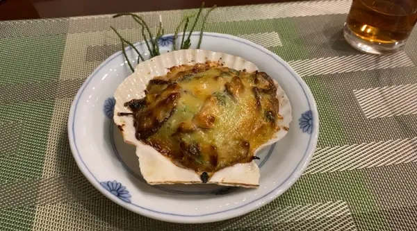 帆立のみそ焼き
