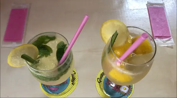 絶頂ストロングレモネード580円とモヒートレモネード580円🍋
