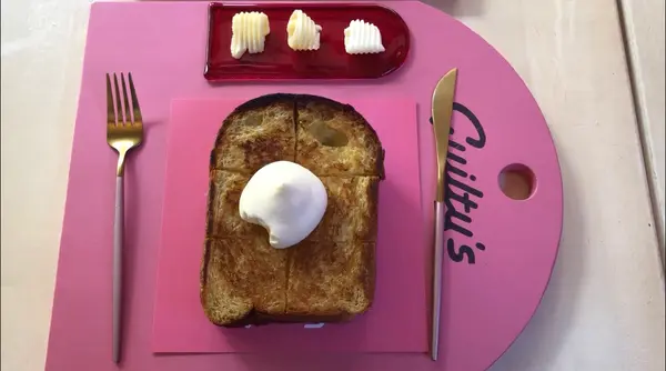 絶頂バタートースト＋食べ比べセット660円＋800円