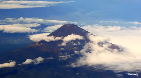 秋（１０月）の富士山