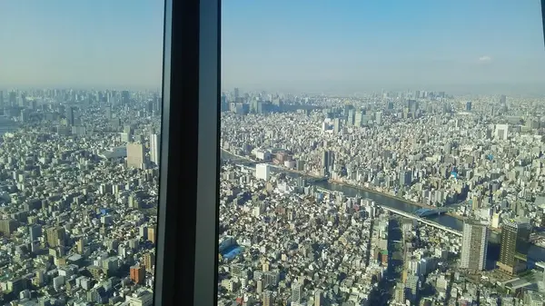 目の前には関東平野