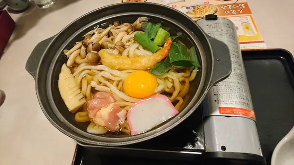 鍋焼きうどん　９７１円