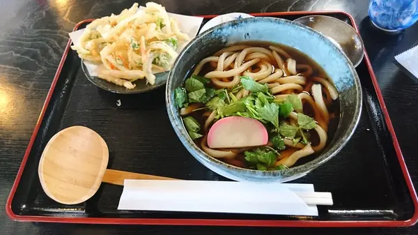 (温)天ぷらかけうどん