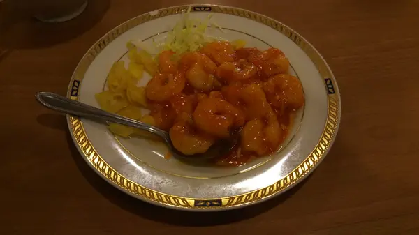 エビチリ定食
