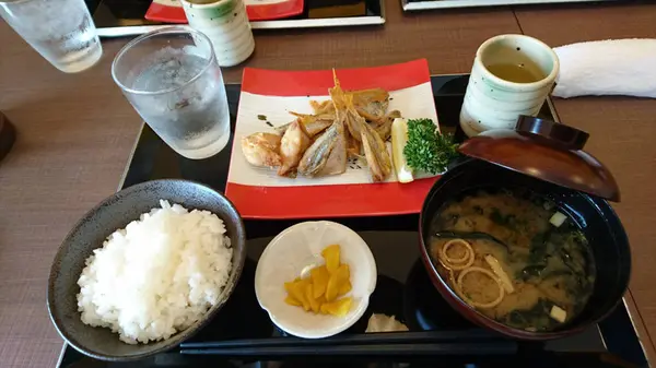 釣った魚のspecialランチ♪