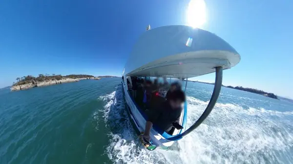 松島湾クルージング(360°写真)
