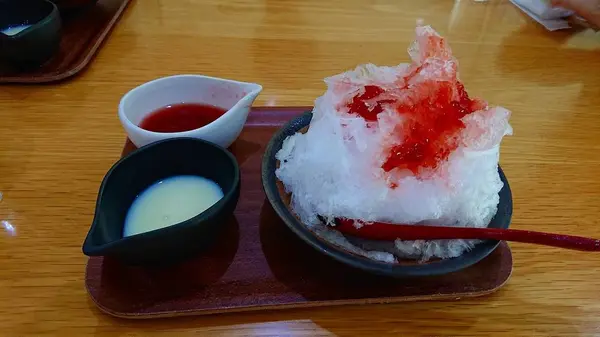 天然のかき氷