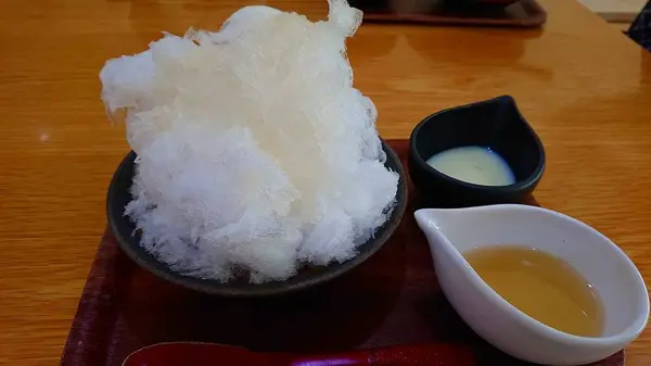 天然のかき氷